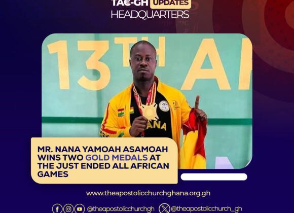 MR. NANA YAMOAH ASAMOAH WINS TWO GOLD MEDALS IN THE JUST ENDED 13TH ALL AFRICAN GAMES