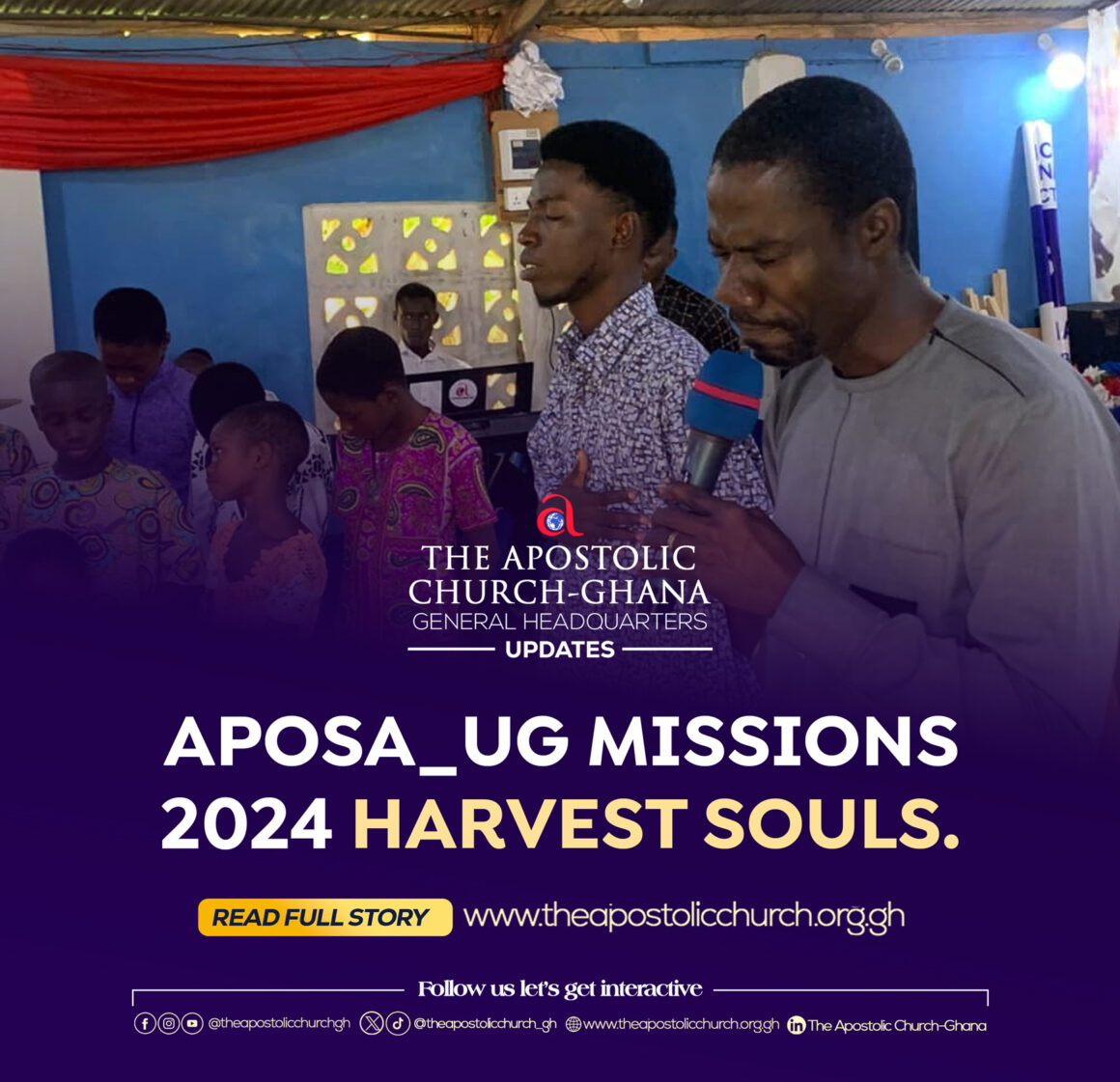 APOSA-UG Missions ’24 Harvest Souls APOSA-UG Missions ’24 Harvest Souls