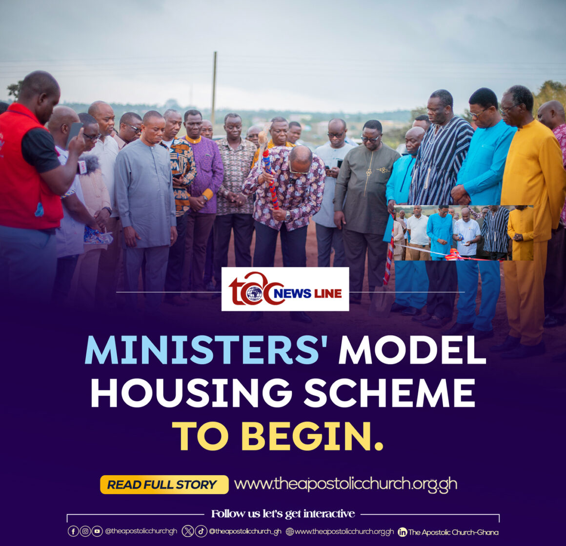 MINISTERS’ MODEL HOUSING SCHEME TO BEGIN MINISTERS’ MODEL HOUSING SCHEME TO BEGIN