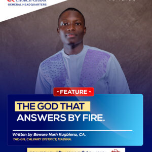 THE GOD THAT ANSWERS BY FIRE