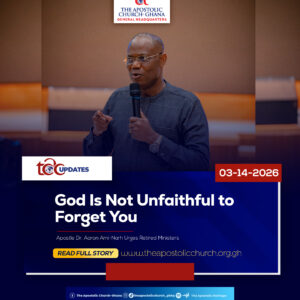 God is not Unfaithful to forget you – Aps. Aaron Ami-Narh urges retired Ministers