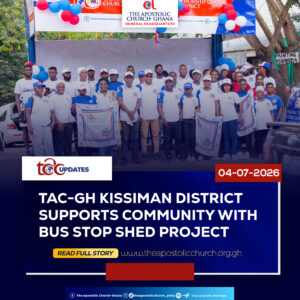TAC-GH Kissiman District Supports Community with Bus Stop Shed Project