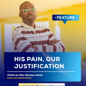 His Pain, Our Justification