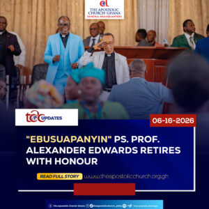 “EBUSUAPANYIN” PS. PROF. ALEXANDER EDWARDS RETIRES WITH HONOUR “EBUSUAPANYIN” PS. PROF. ALEXANDER EDWARDS RETIRES WITH HONOUR