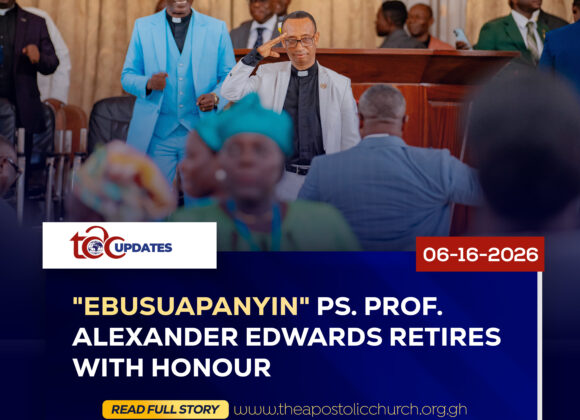 “EBUSUAPANYIN” PS. PROF. ALEXANDER EDWARDS RETIRES WITH HONOUR “EBUSUAPANYIN” PS. PROF. ALEXANDER EDWARDS RETIRES WITH HONOUR