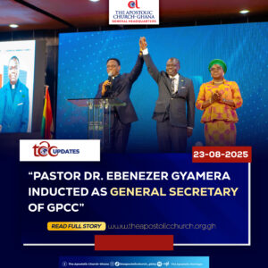 Pastor Dr. Ebenezer Gyamera Inducted as General Secretary of GPCC Pastor Dr. Ebenezer Gyamera Inducted as General Secretary of GPCC