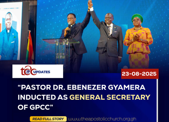Pastor Dr. Ebenezer Gyamera Inducted as General Secretary of GPCC Pastor Dr. Ebenezer Gyamera Inducted as General Secretary of GPCC