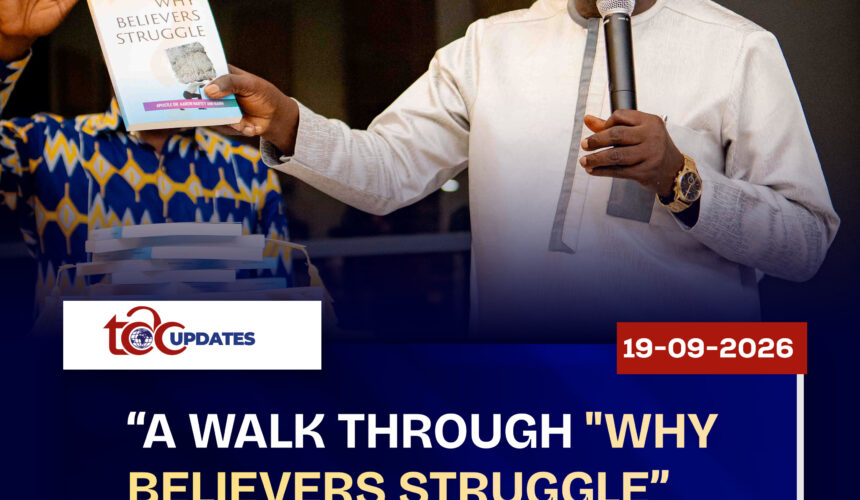 A walk through “Why Believers Struggle” BY APS. DR. AMI-NARH A walk through “Why Believers Struggle” BY APS. DR. AMI-NARH