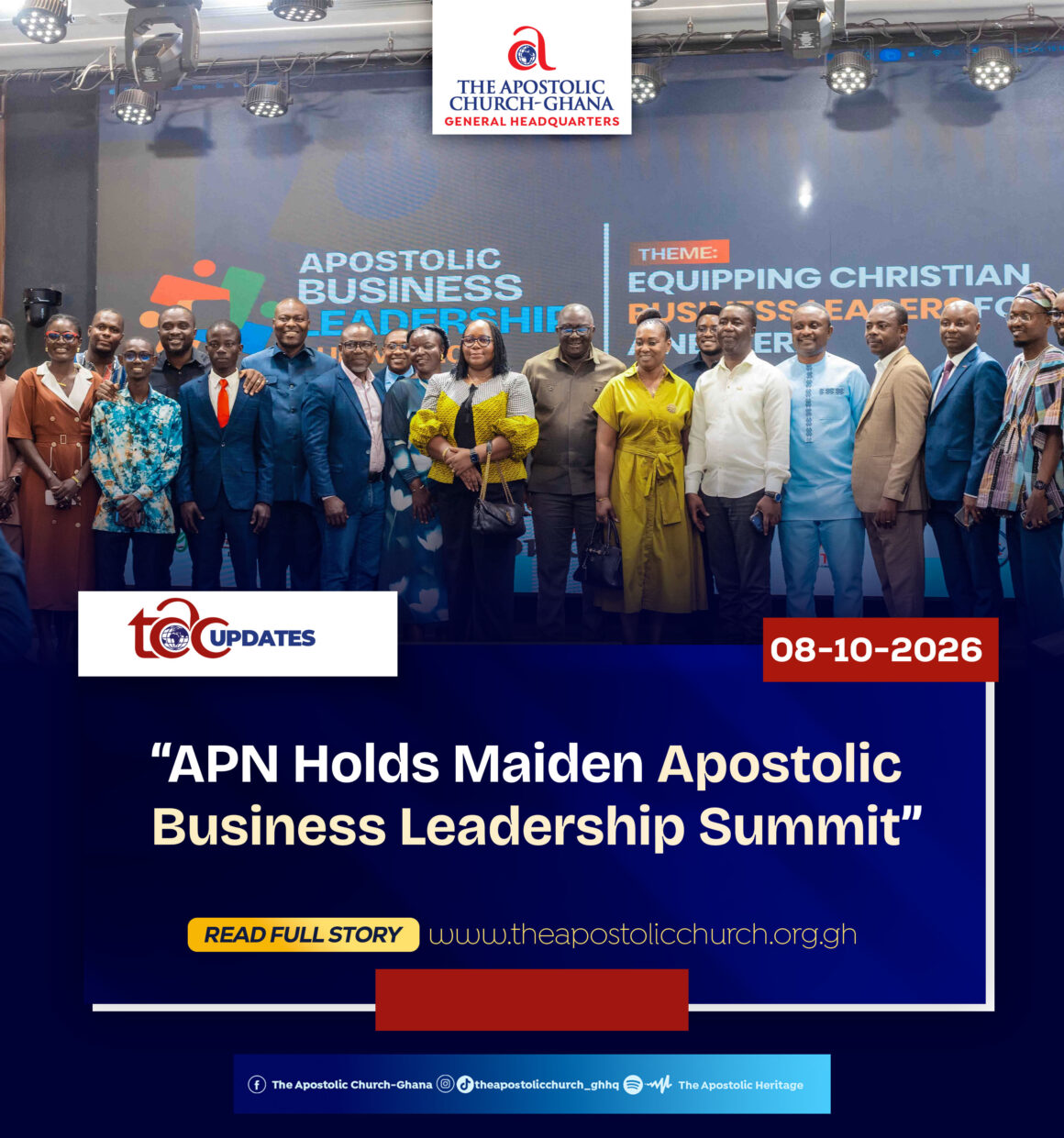 APN HOLDS MAIDEN APOSTOLIC BUSINESS LEADERSHIP SUMMIT