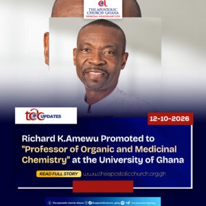 Richard Kwamla Amewu Promoted to “Professor of Organic and Medicinal Chemistry”