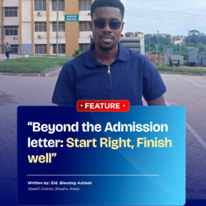 BEYOND THE ADMISSION LETTER: START RIGHT, FINISH WELL BEYOND THE ADMISSION LETTER: START RIGHT, FINISH WELL
